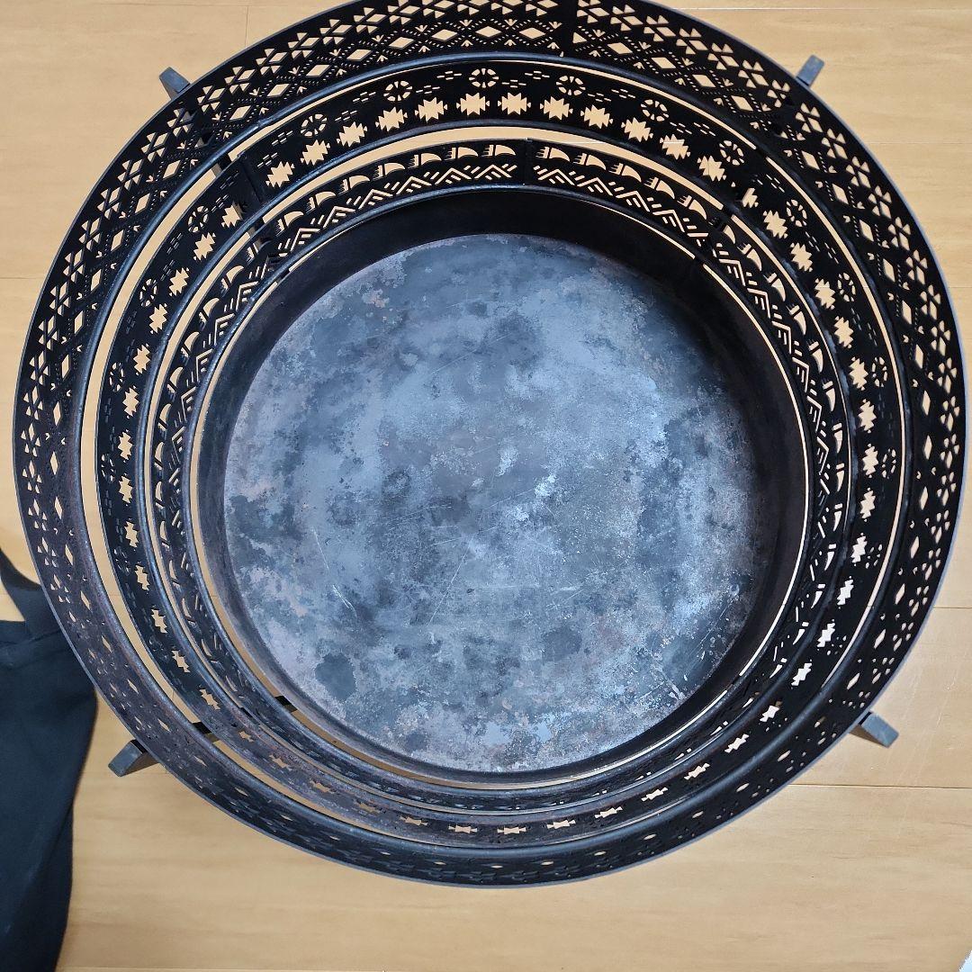 FUTURE FOX 焚き火台組立式コンパクト　 ロストル付き　希少廃盤品