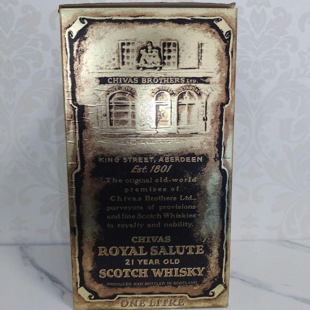 未開栓CHIVAS  SALUTE21年スコッチウイスキー1㍑