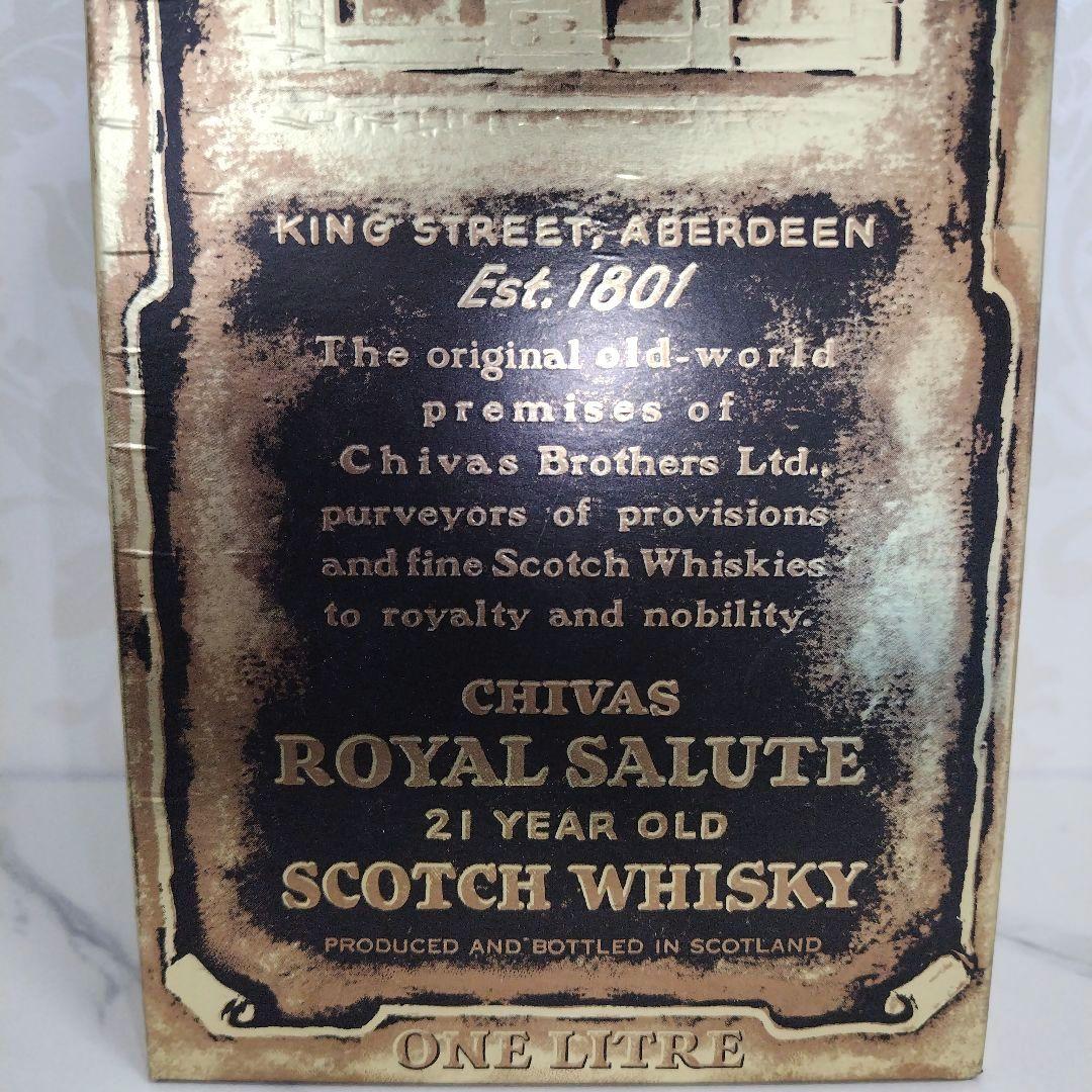 未開栓CHIVAS  SALUTE21年スコッチウイスキー1㍑