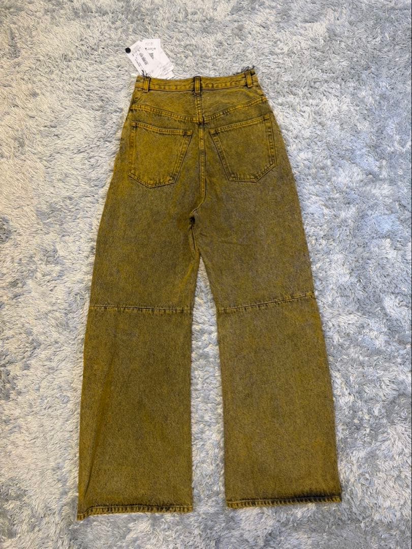 SALE‼️ MM6 マルジェラ PANTS デニム　バレルレッグ　ジーンズ　加工