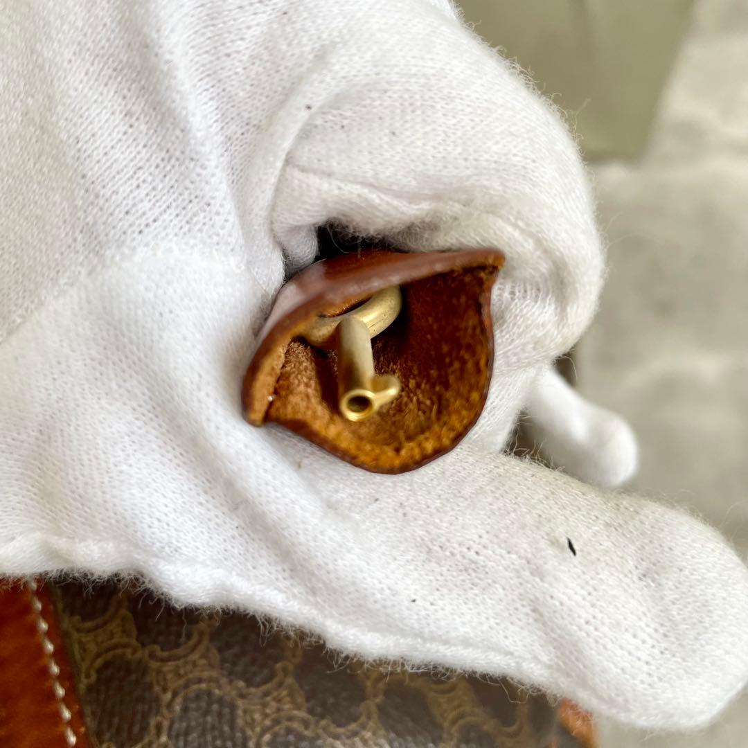 セリーヌ celine ボストンバッグ トリオンフ マカダム