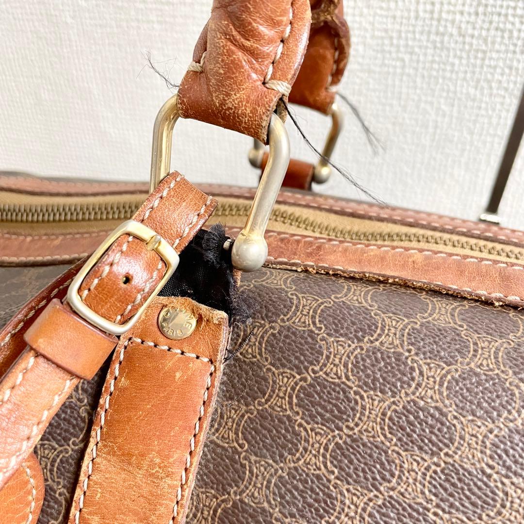 セリーヌ celine ボストンバッグ トリオンフ マカダム