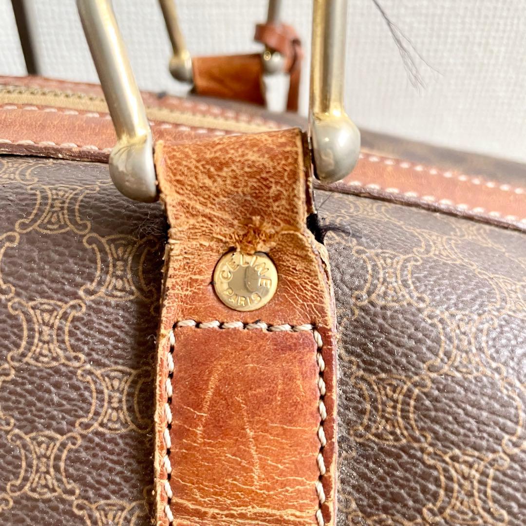 セリーヌ celine ボストンバッグ トリオンフ マカダム