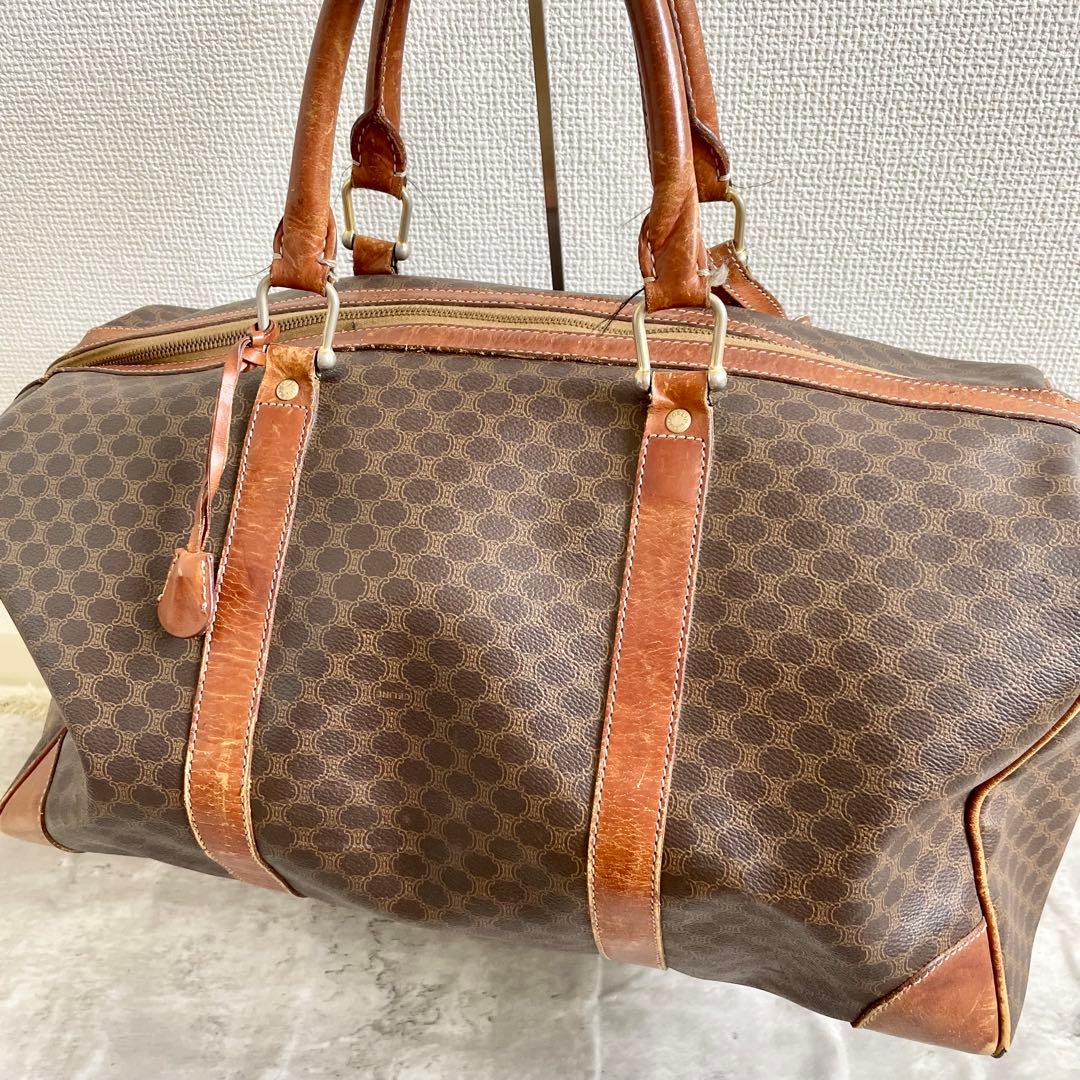 セリーヌ celine ボストンバッグ トリオンフ マカダム