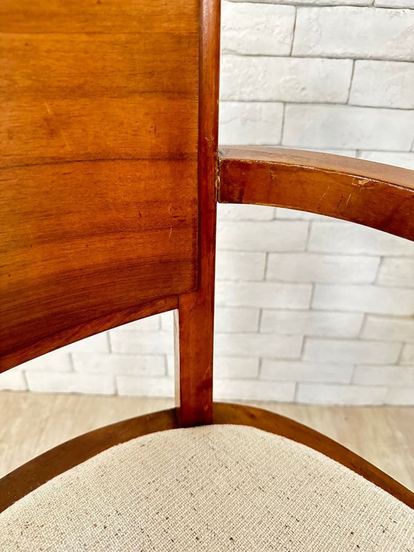 【東京都23区配送無料】　フランス　木製アームチェア 2脚セット　1960年代