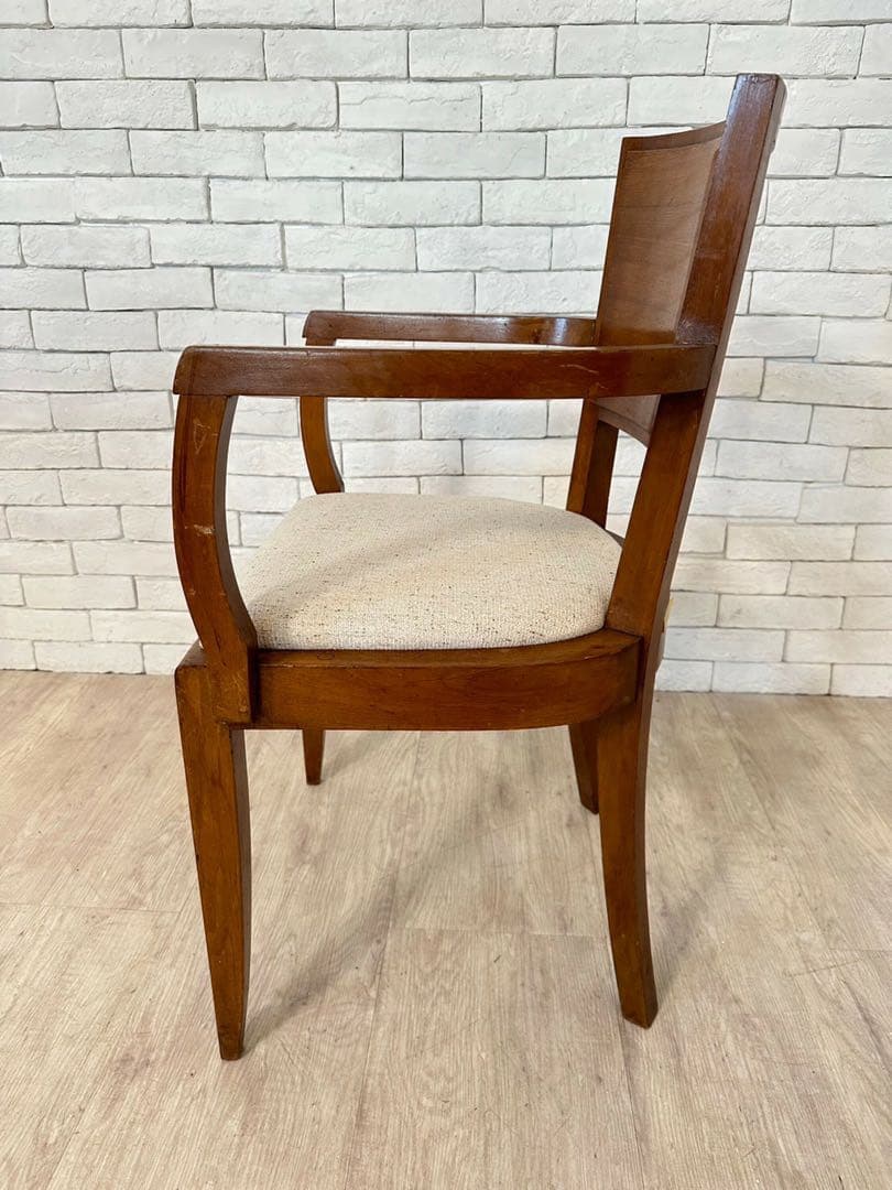 【東京都23区配送無料】　フランス　木製アームチェア 2脚セット　1960年代