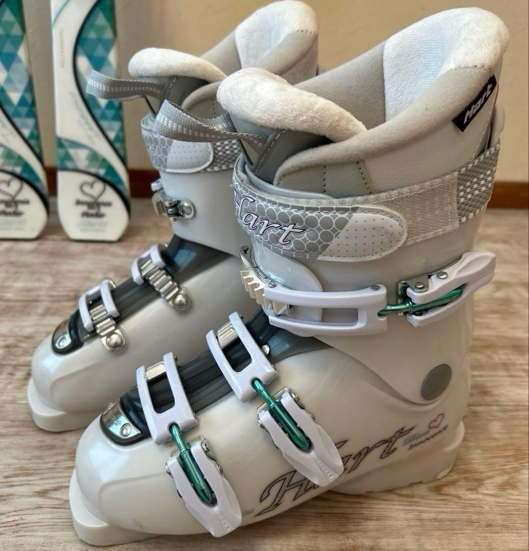 ◾️カービングスキーセット　板140㎝ ブーツ24.5㎝　女性用　レディース用