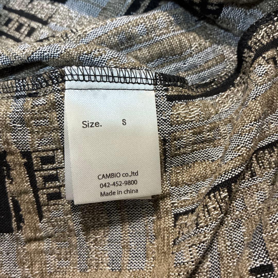 ✨新品 タグ付CAMBIO カンビオ テーパードパンツ ジャガード