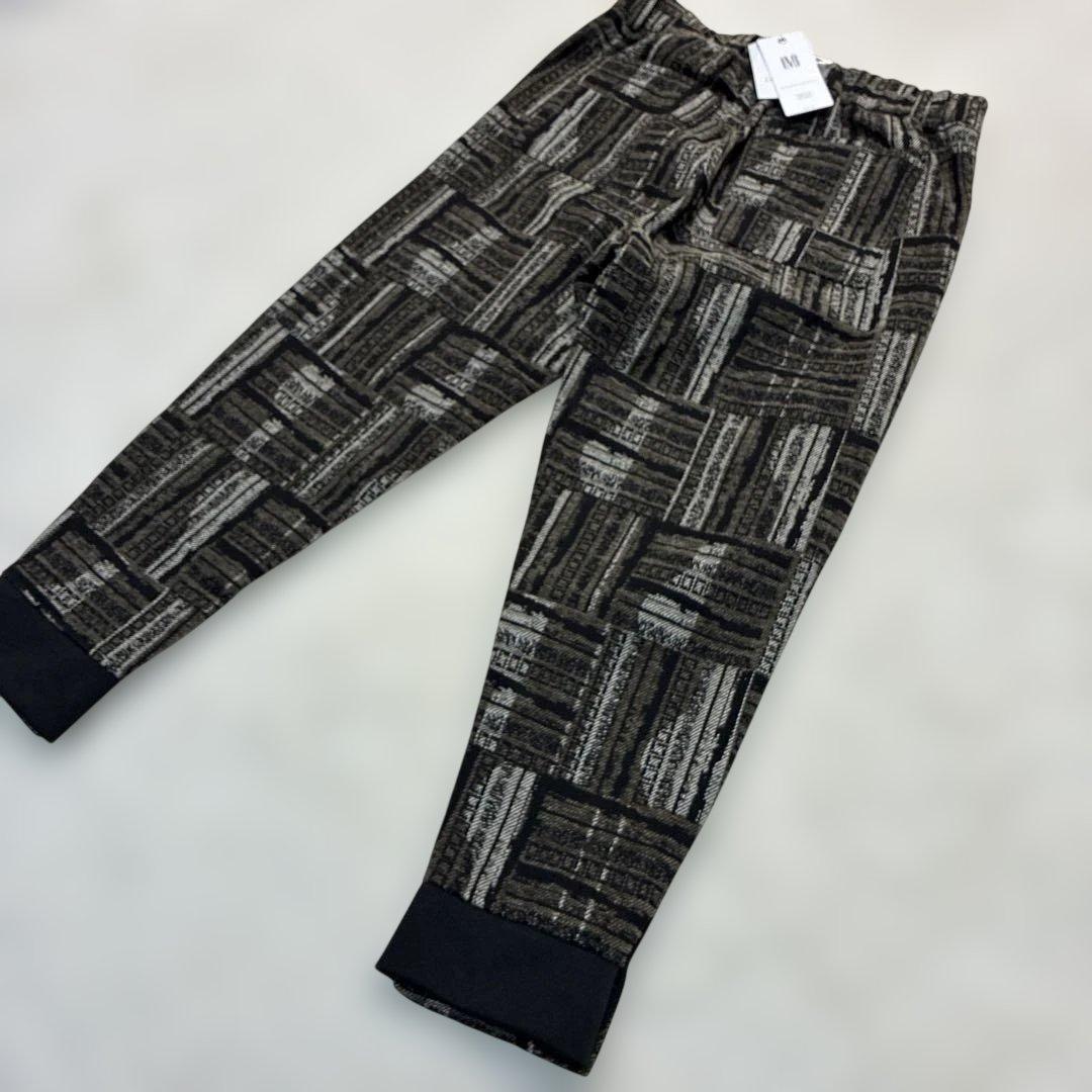 ✨新品 タグ付CAMBIO カンビオ テーパードパンツ ジャガード