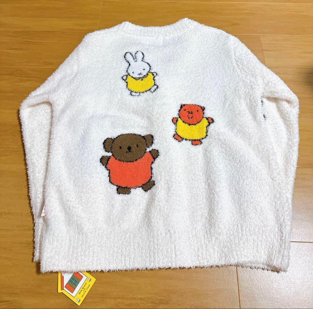 ジェラートピケ ジェラピケ ミッフィー ベビモコ ジャガード カーディガン 新品