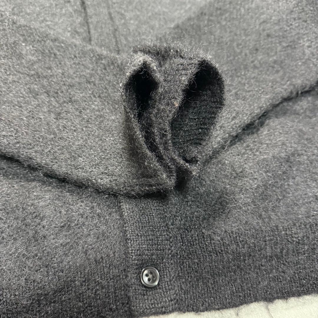 トシ丸 様 CRIMIE MOHAIR KNIT CARDIGAN 黒 XL.