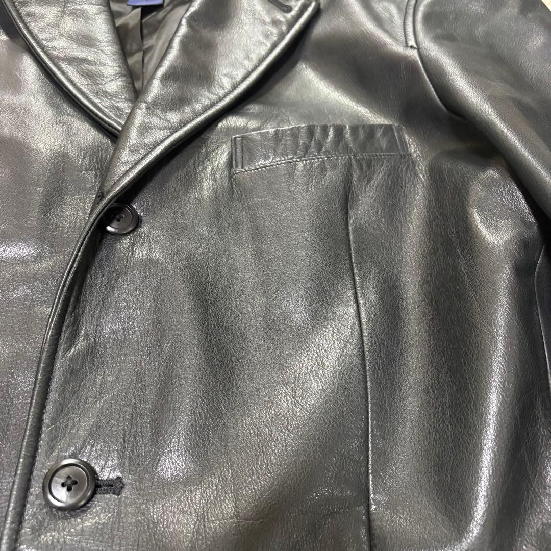 OLD GAP オールドギャップ レザー テーラードジャケット 黒 L