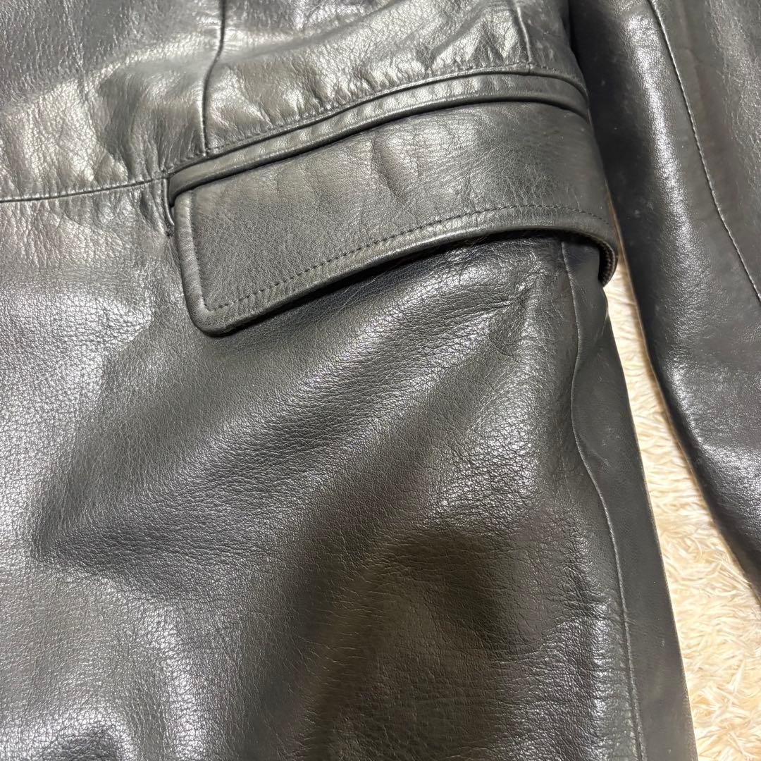 OLD GAP オールドギャップ レザー テーラードジャケット 黒 L