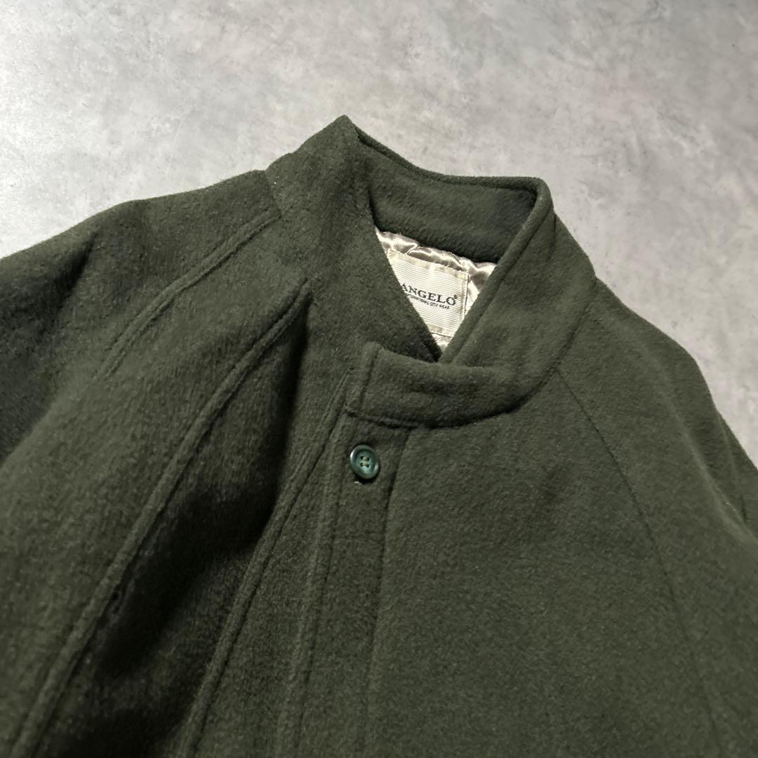 ダークグリーン ウール ジャケット 古着
