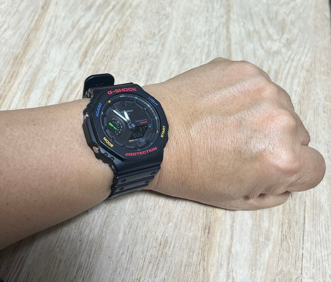 h*君様 【300円スタート完動美品】G-SHOCK GA-B2100 カーボン