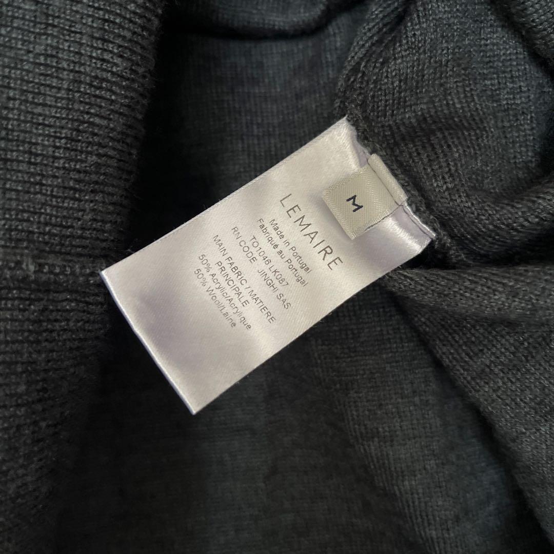 LEMAIRE グレーニットカーディガン