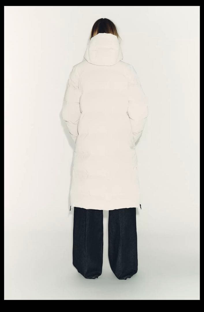 ZARA 完売品　ウィンドプルーフフード付き　パフアノラック
