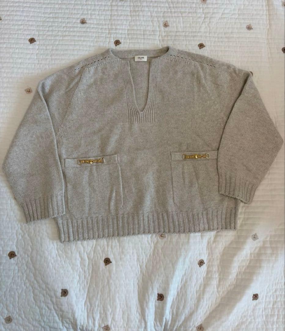 CELINE カシミアセーター M