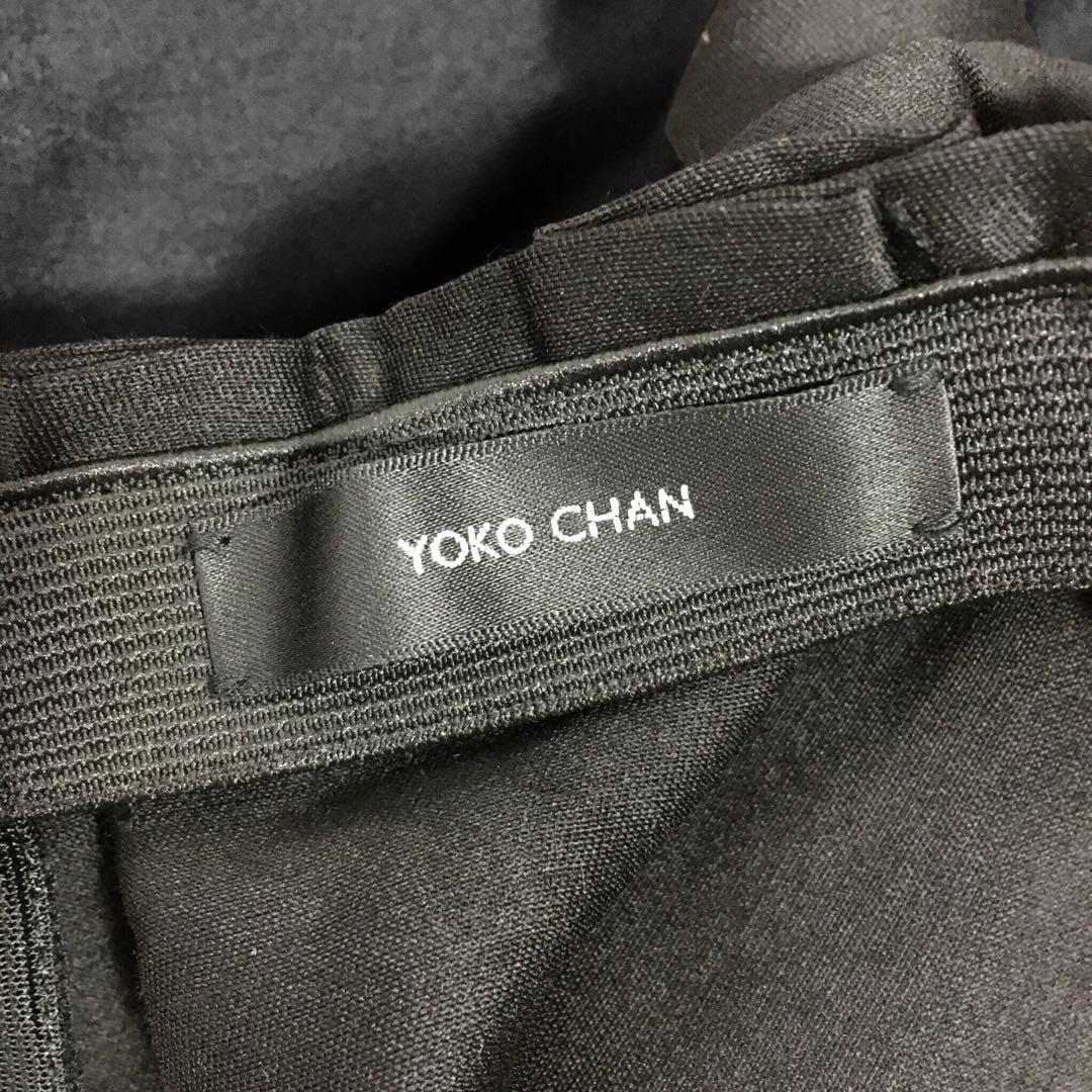 美品！ ヨーコチャン シルクウールスカート ブラック フリーサイズ 入学
