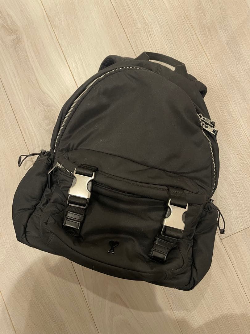 正規品アミパリス AMI PARIS リュック　バックパック　ハート　黒