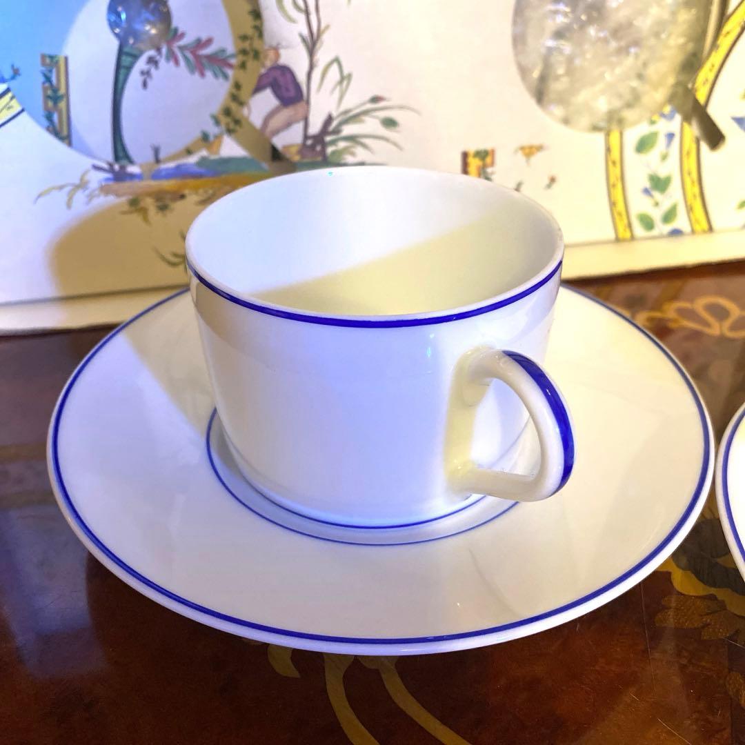 とりこ　おまとめ　レイノーリモージュ シキオン　皿　ブルーライン　ペア