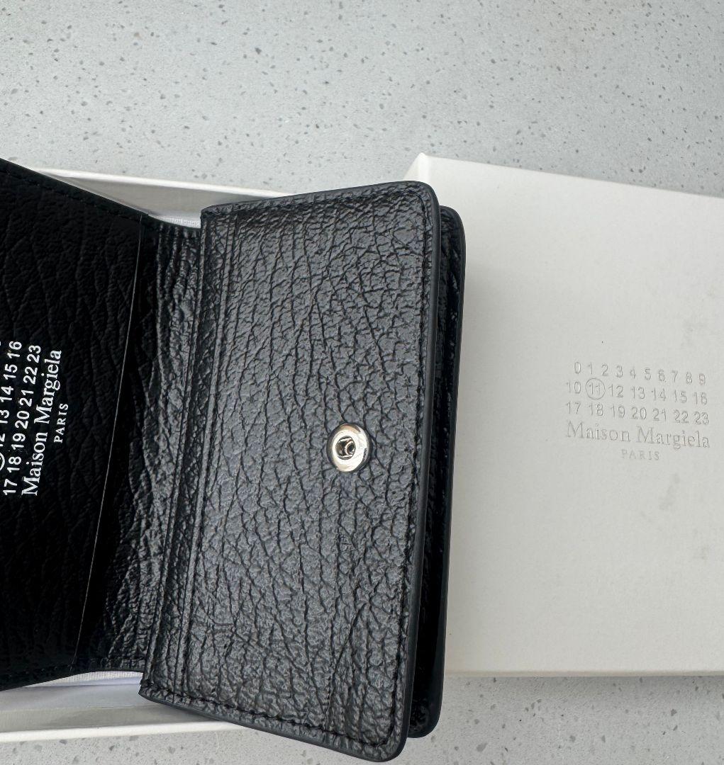 極美品✨Maison Margiela 三つ折り財布 黒