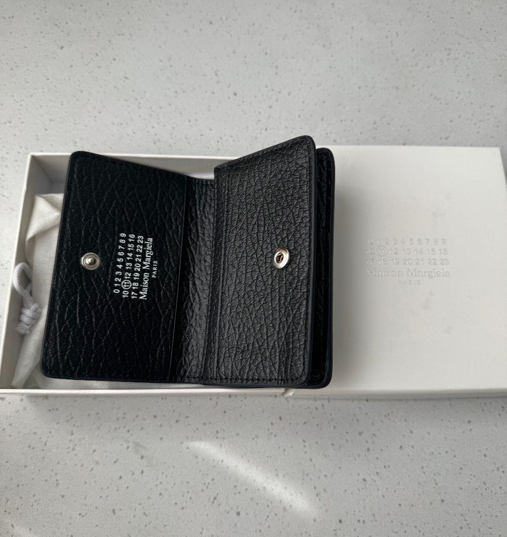 極美品✨Maison Margiela 三つ折り財布 黒