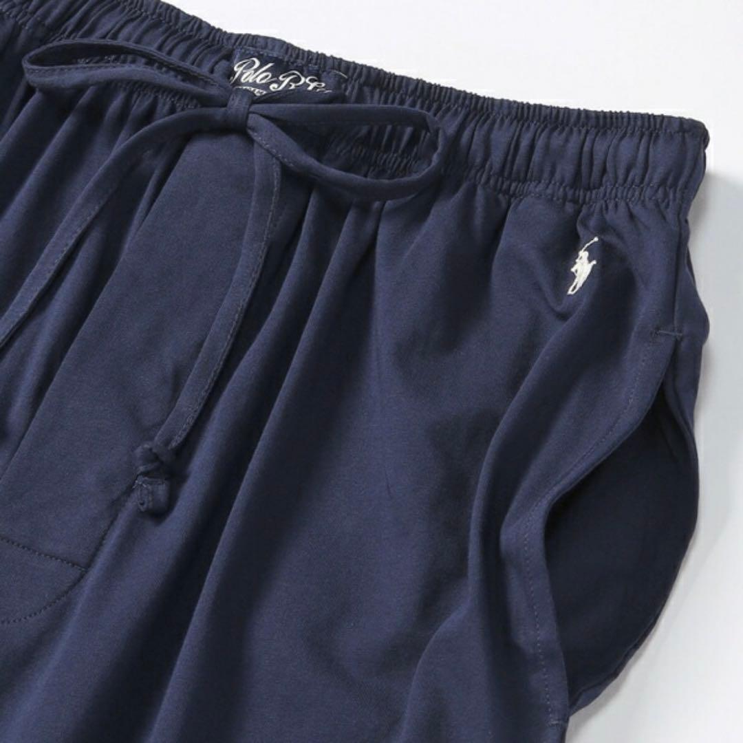 【新品未使用】Ralph Lauren ネイビー パジャマセット M