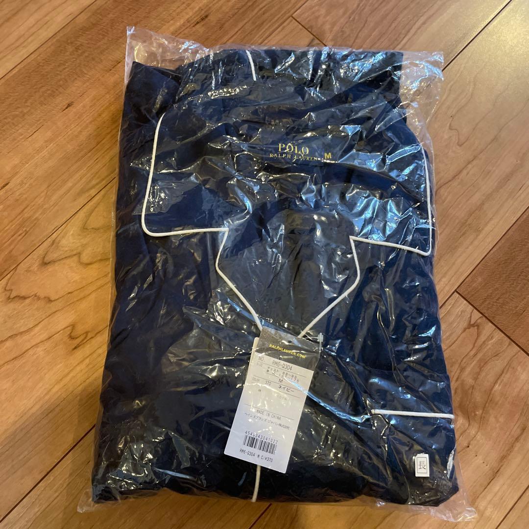 【新品未使用】Ralph Lauren ネイビー パジャマセット M