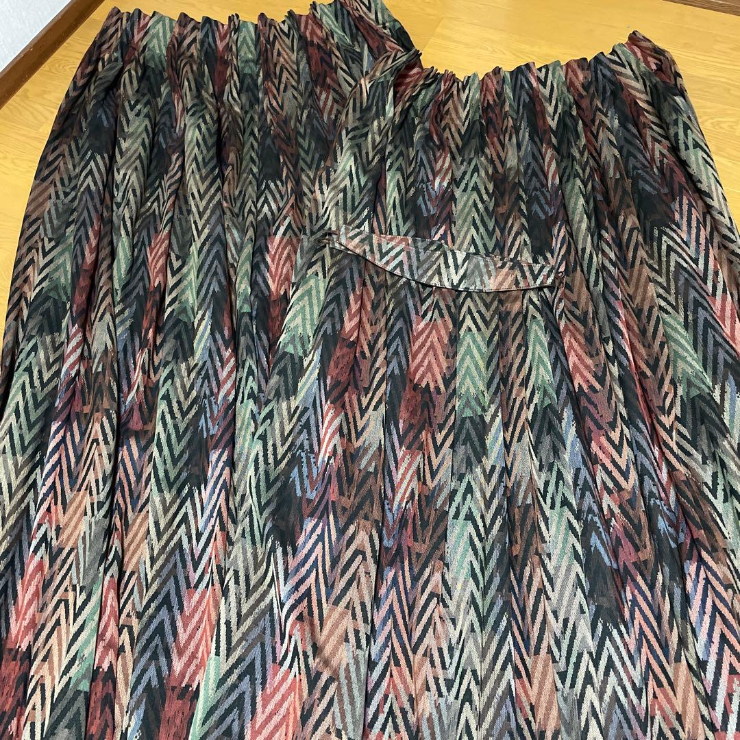 川島織物セルコンドレープカーテン特注サイズ2枚+小さい窓用特注サイズ4枚セット