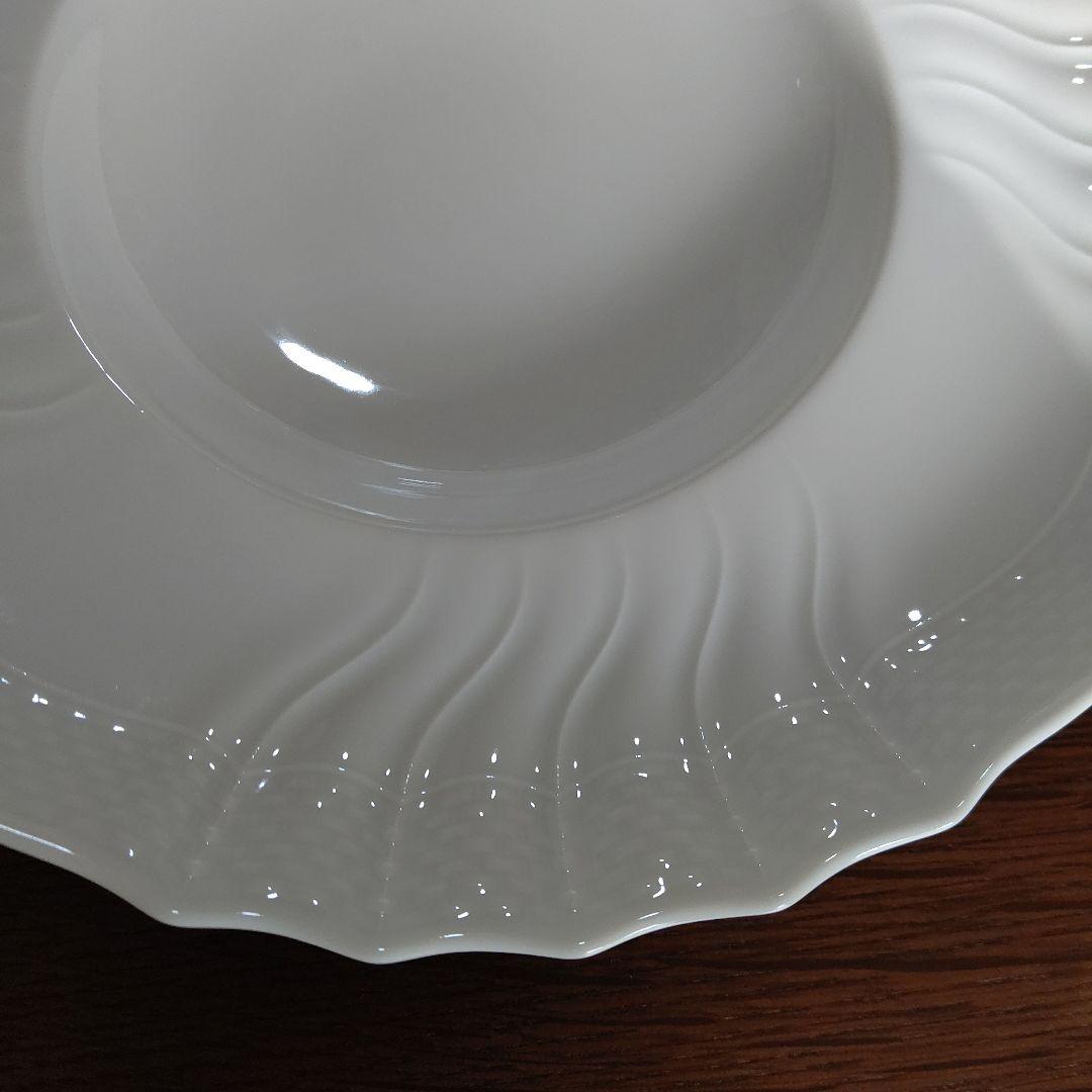 希少　GINORI 1735 　ジノリ　ホワイト　パスタ皿 箱あり