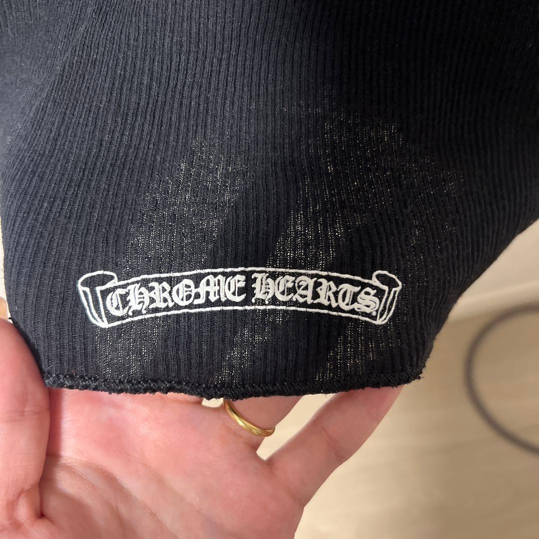 CHROME HEARTS ホースシュー　ブラック タンクトップ