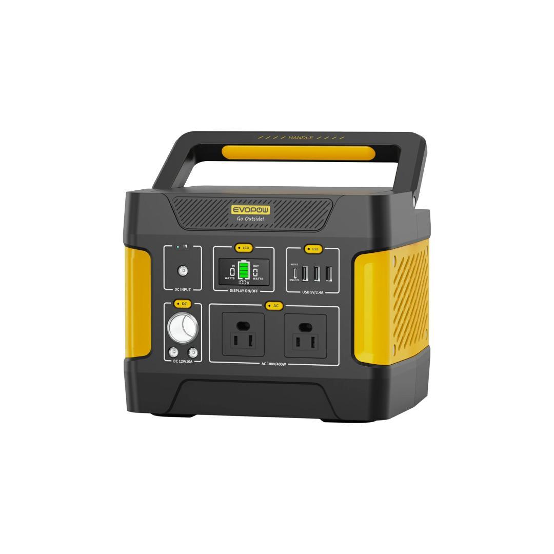 全新品ポータブル電源-355Wh/110938mAh　防災色イエロー