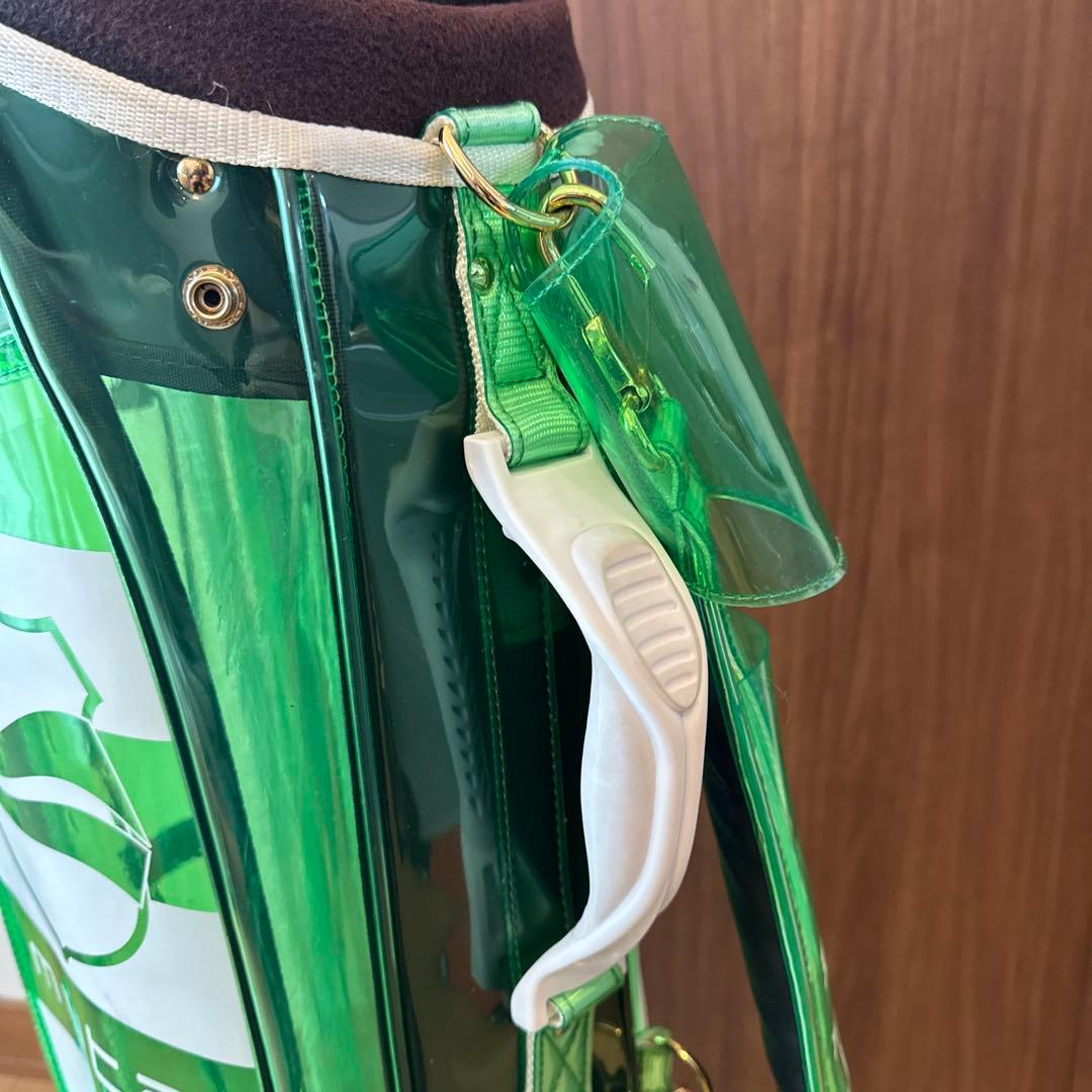 muta キャディバッグ 透明・緑