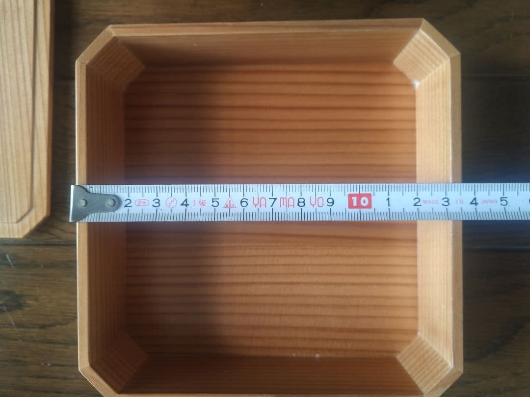 秋田杉 隅切三段重