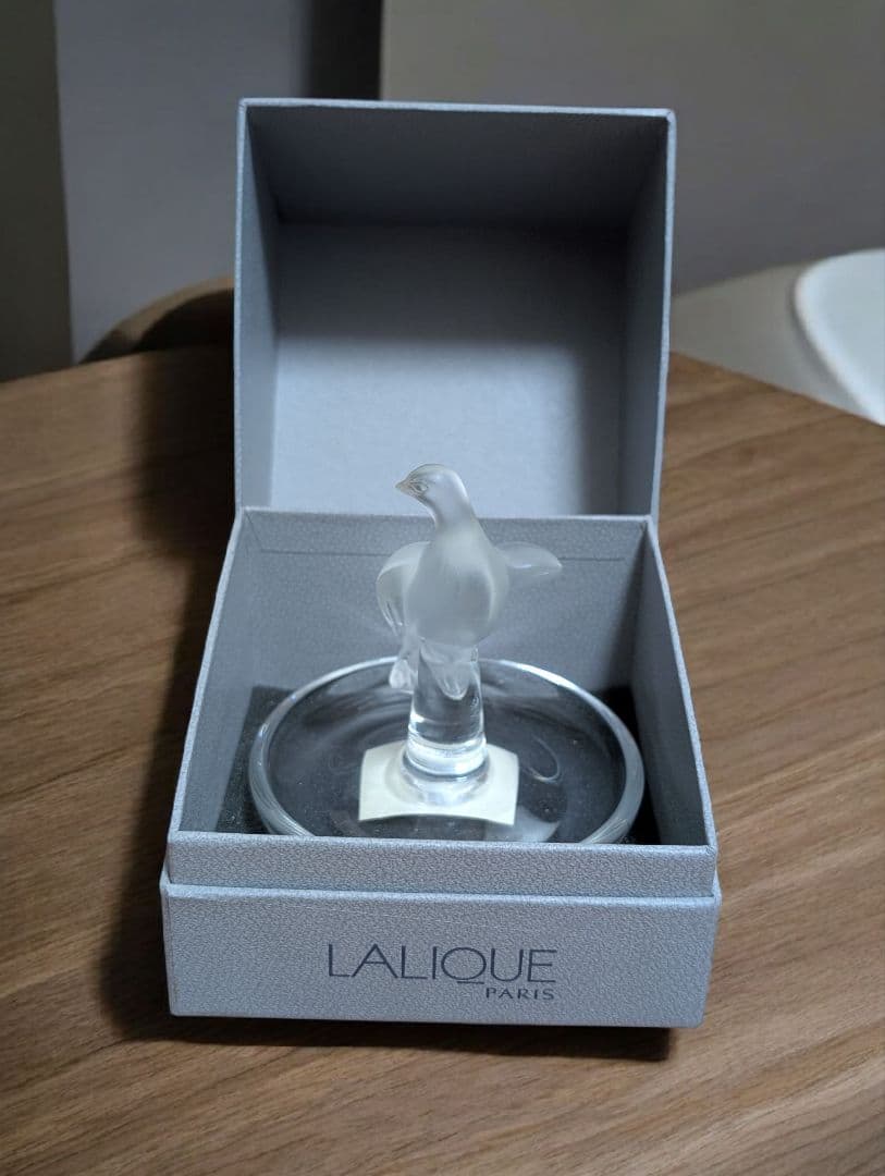 ラリックLalique　鳩のリングトレイ•アクセサリー小物入れ