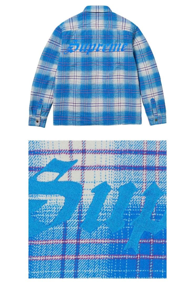 トップス Supreme Lined Flannel Snap Shirt