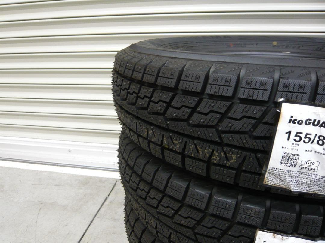 全国送料込☆ヨコハマアイスガードIG70☆155/80R13☆スタッドレスタイヤ