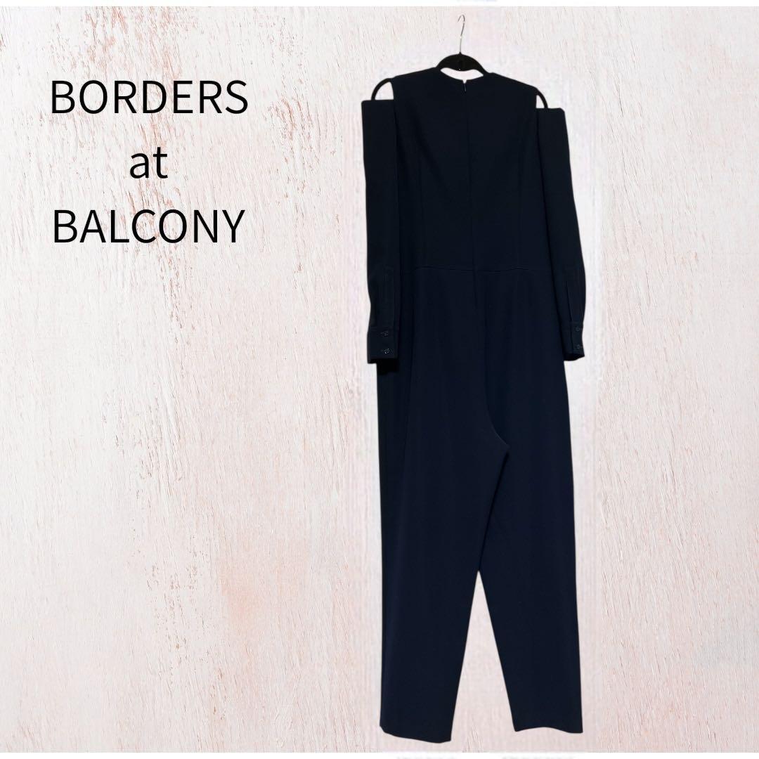 BORDERS at BALCONY ボーダーアットバルコニージャンプスーツ38