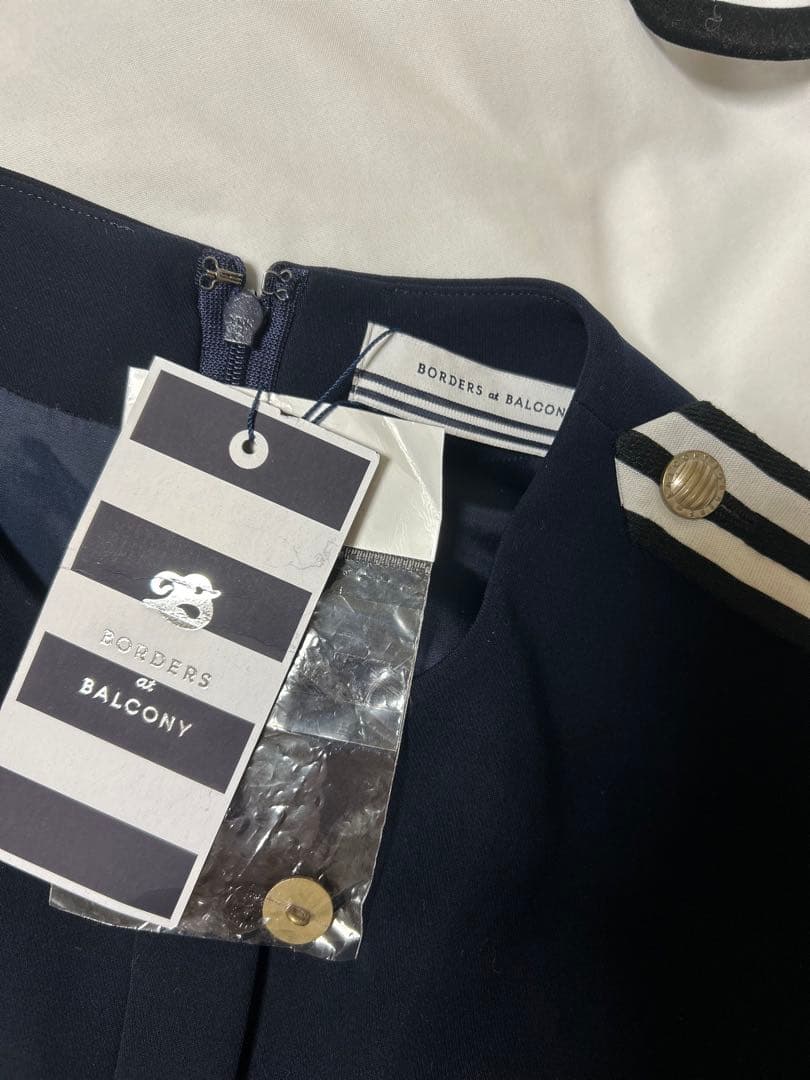 BORDERS at BALCONY ボーダーアットバルコニージャンプスーツ38