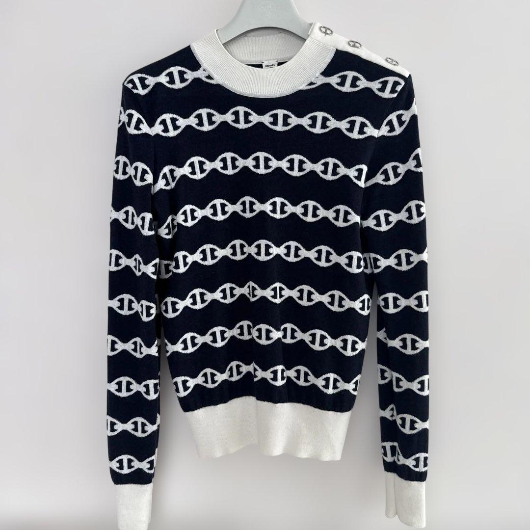 HERMES シェーヌダンクルニット