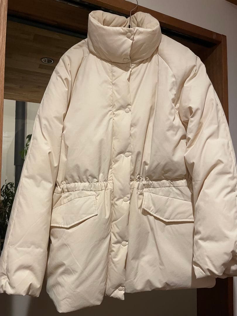 R様　anuke　Standcollar Down Coat アイボリー　38