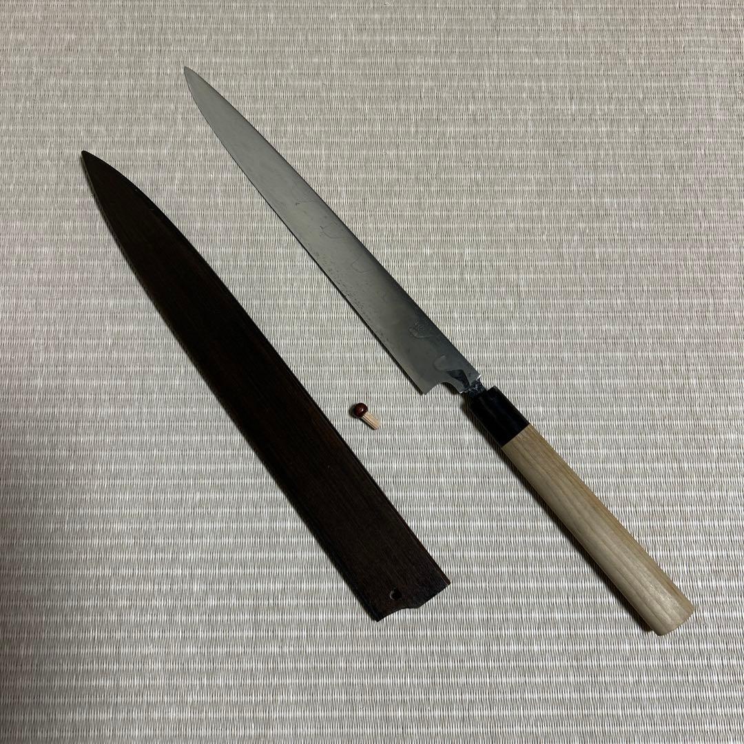 柳刃　包丁　和包丁　七寸　鞘付き　刺身包丁