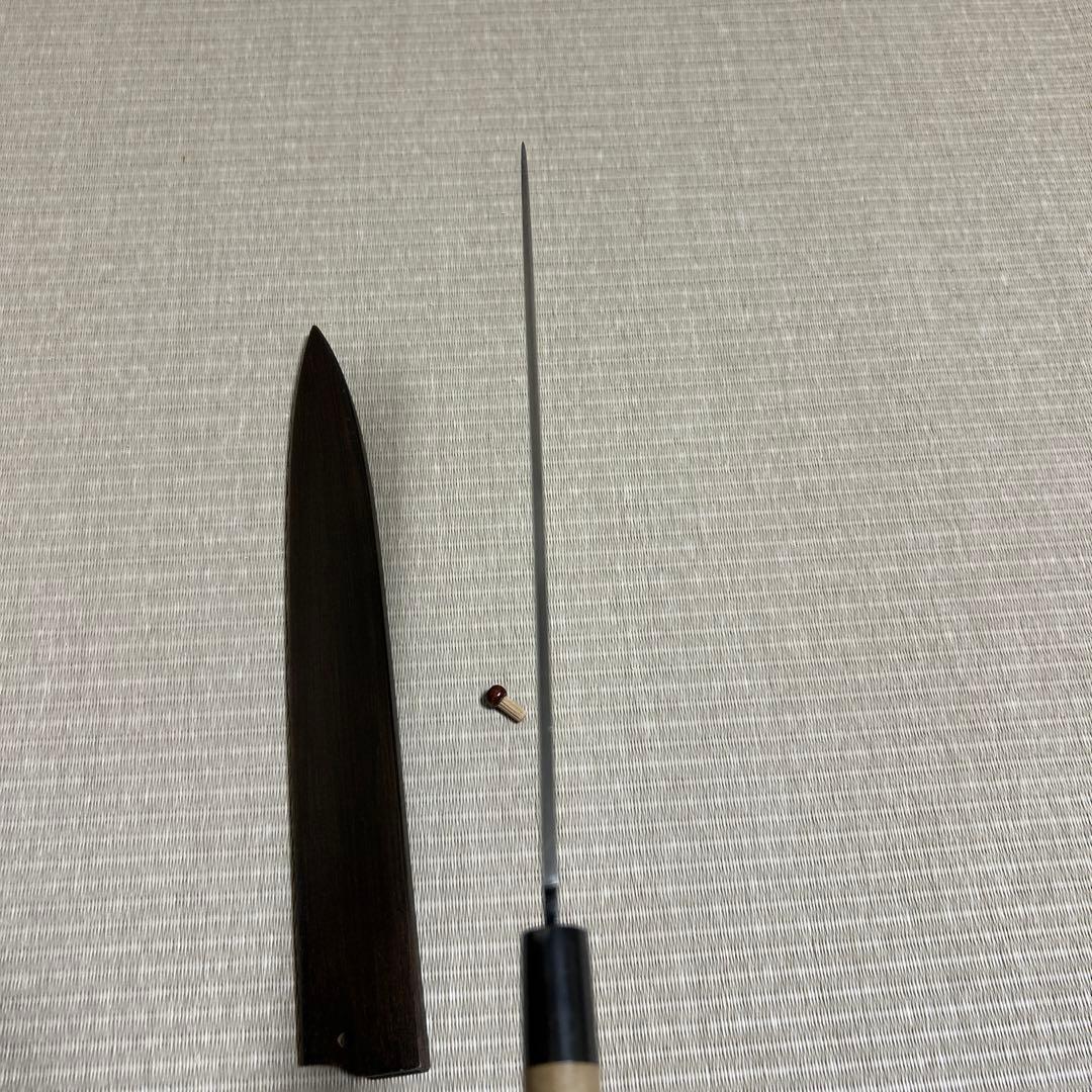 柳刃　包丁　和包丁　七寸　鞘付き　刺身包丁