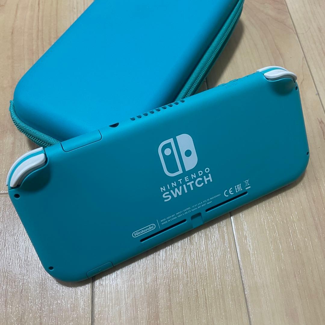 Nintendo Switch Lite ターコイズ ケース・保護フィルム付き