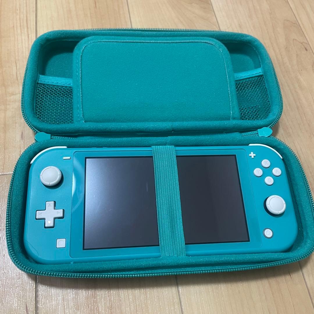 Nintendo Switch Lite ターコイズ ケース・保護フィルム付き