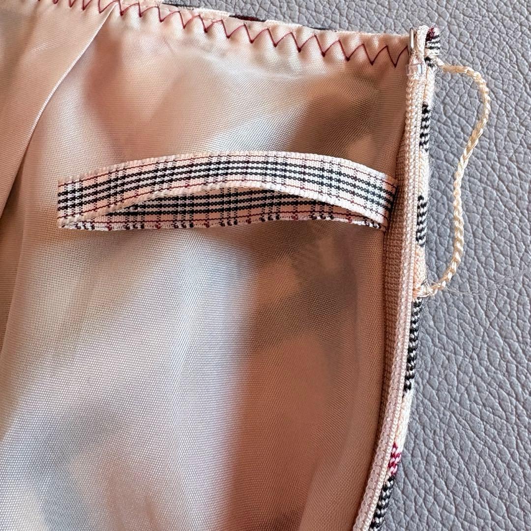 美品【BURBERRY LONDON】 ブルーレーベル スカート ノバチェック