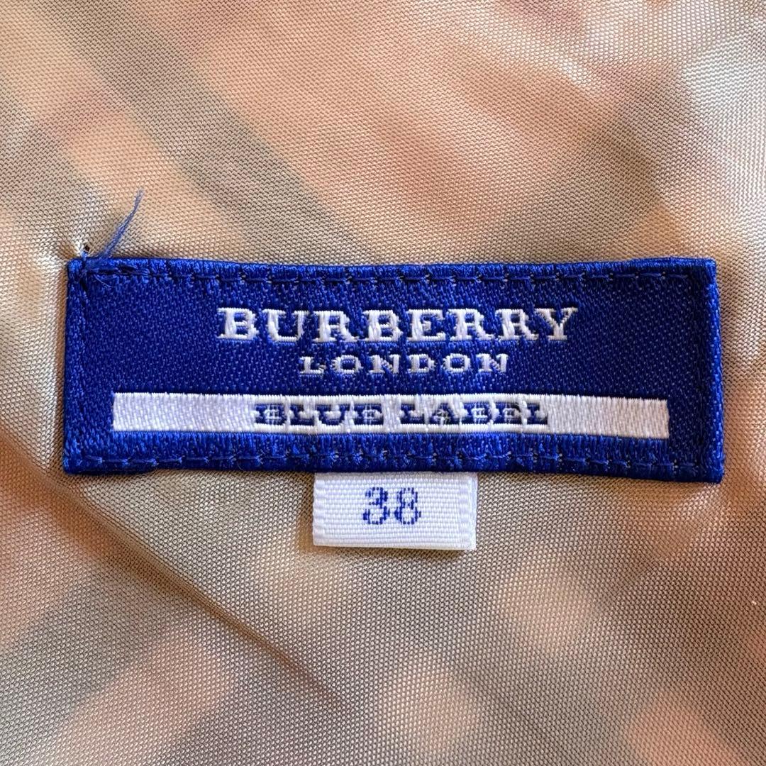 美品【BURBERRY LONDON】 ブルーレーベル スカート ノバチェック