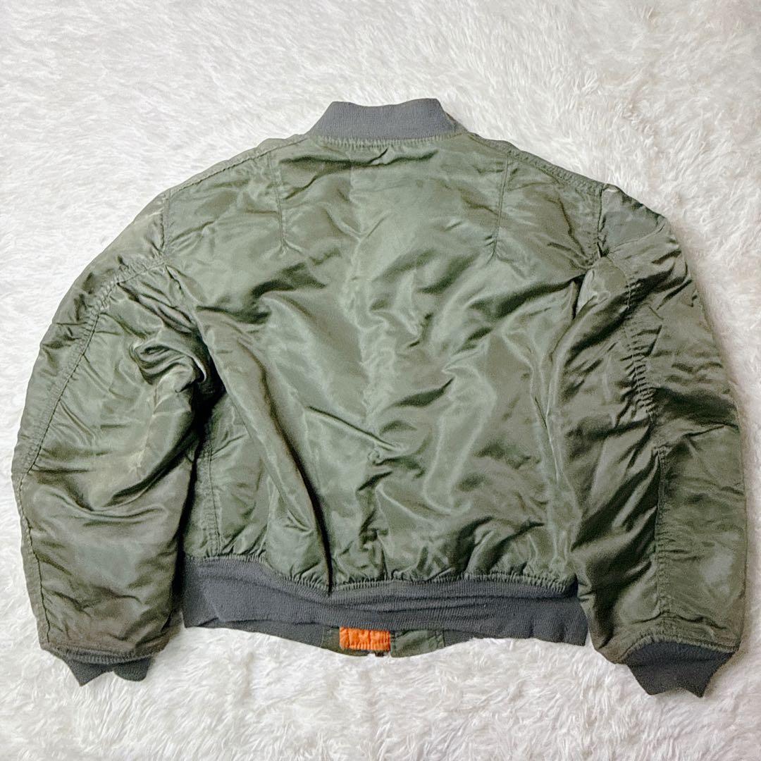 アルファ MA-1 フライトジャケット カーキ XL USA製 IDEAL