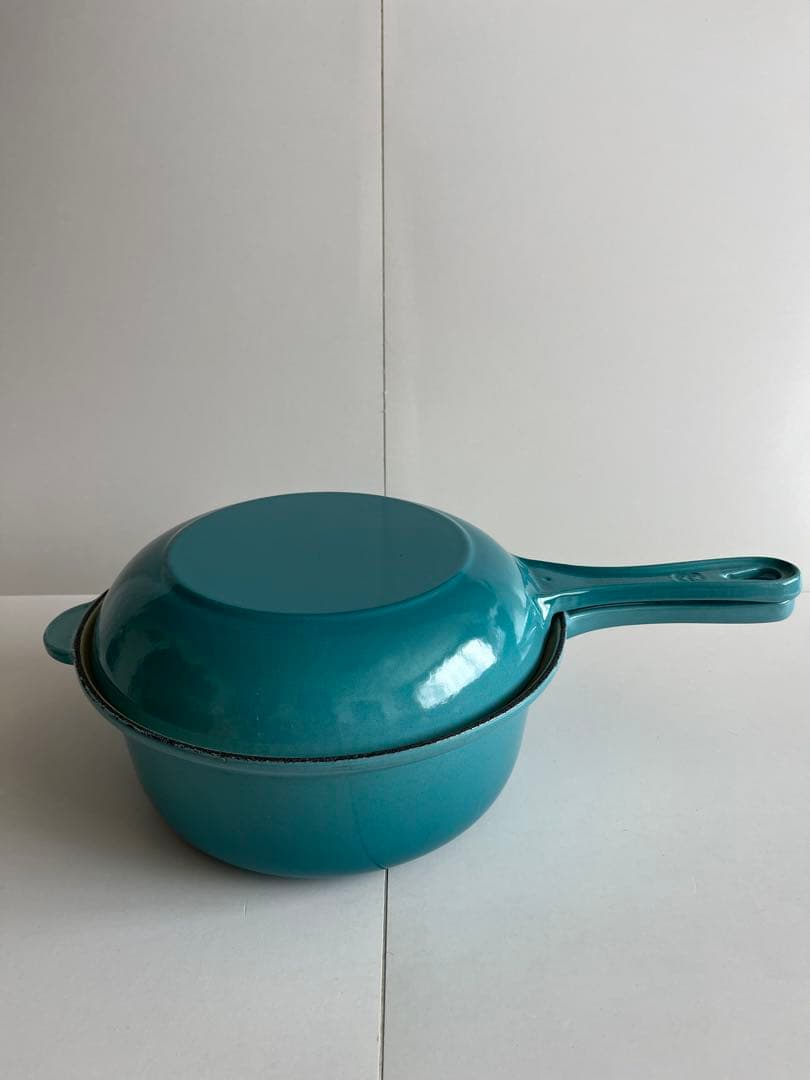 廃盤　ルクルーゼ　マルチファンクション　22cm カリビアンブルー